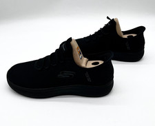 Skechers Mens Solid Black Summits SR-Colin Slip-ins  Sneakers Size 10