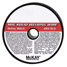 Hobart Filler Metals MIG Welding Wire 0.0902" Dia., AWS ER308LSi, 2 lb. 33M414