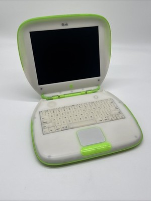 Restored RARE Apple iBook G3 Clam Key Lime FireWire MacOS 9.2.1 | eBay
