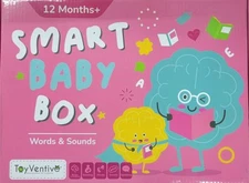 Smart Baby Box Words and Sounds, Books Flash Cards, Learning Activities