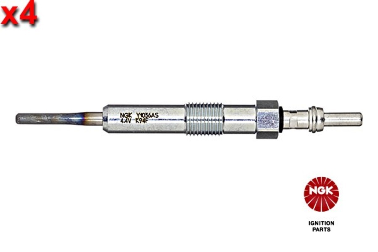 NGK 4x Glow Plug For RENAULT Grand Scenic III Megane Cc SUZUKI 05-15 8200794920