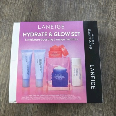Laneige Hydrate & Glow Set Deluxe Sample Lip Mask Toner Sephora Beauty Insider 
