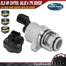 2x Idle Air Control Valve & Throttle Position Sensor Set for Dodge Grand Caravan