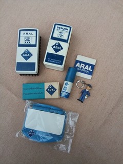 Original Aral Werbeartikel Werbefiguren 60er bis 80er Jahre Vintage Konvolut