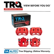 TRQ Performance Brake Caliper Set Performance Fits 2005-2010 Honda Odyssey