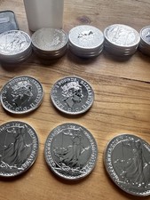 2016 1oz Silver UK Britannia Coins Royal Mint Full Tube of 25 Bullion CGT Free