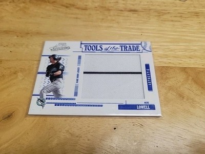 Mike Lowell 2005 Playoff Absolute Memorabilia Tools of Trade Jumbo Jersey /200