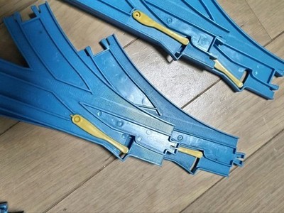 train rail set blue plastic #4e6d54