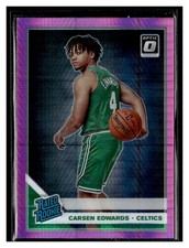 2019-20 Donruss Optic #196 Carsen Edwards Hyper Pink Boston Celtics