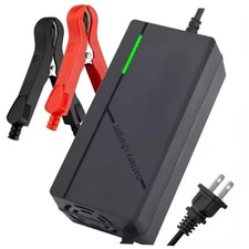 24V Lithium Battery Charger, 29.2V 5A LifePO4 Battery Charger, Trickle 