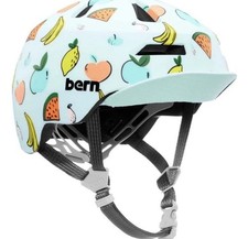 NIB! Bern Nino 2.0 Youth Bike Skate Helmet Matte Fun Fruits Sz Medium M