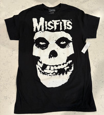 Misfits Men's Fiend Skull Filled Logo Adult Short Sleeve T-Shirt SZ S - NWT
