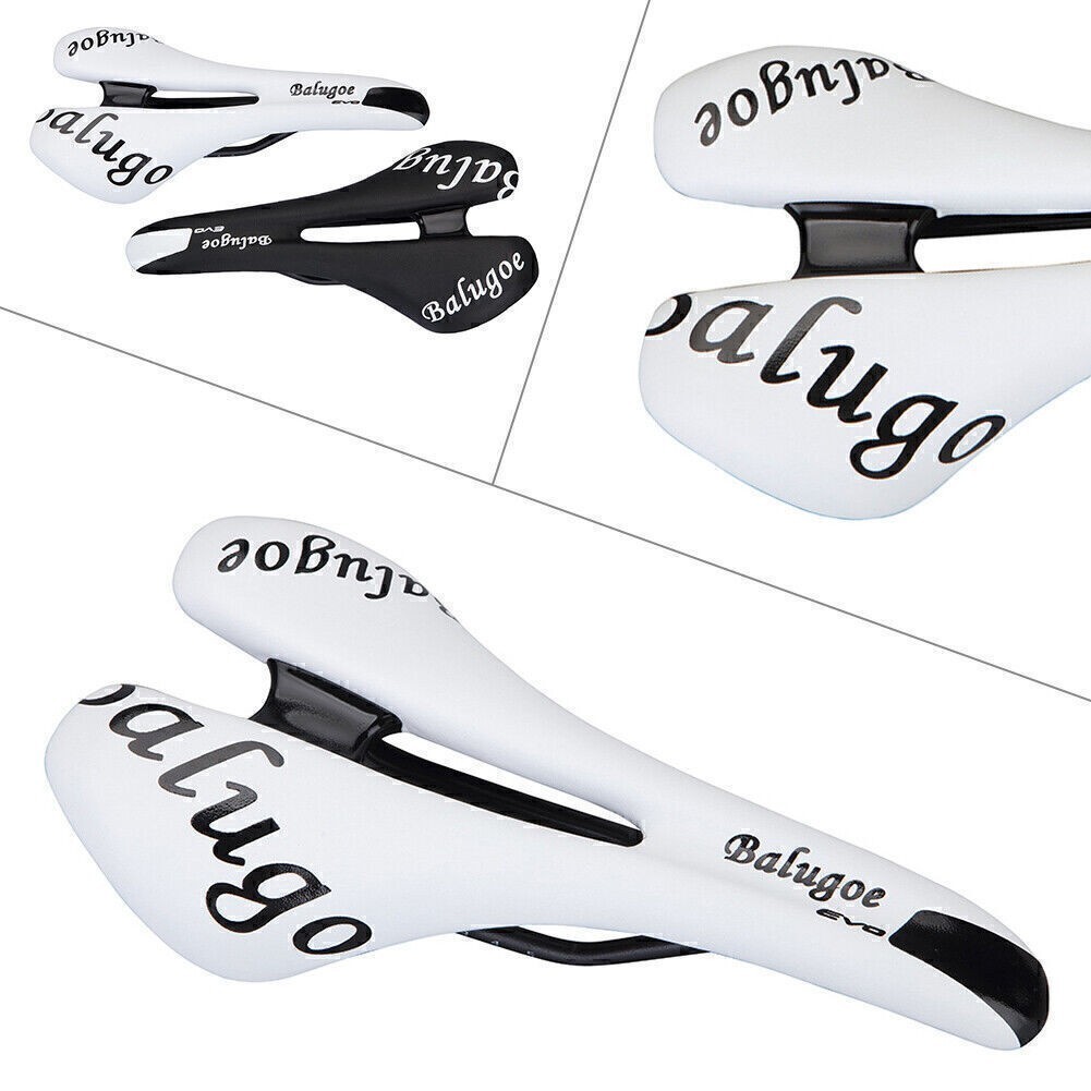 Carbon Fiber Mountain Bike Road Bike Seat Bicycle Racing Hollow Seat Saddles BLK