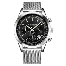 Monaco Silver Silver/Alloy | Black Dial Wristwatch 3975.1