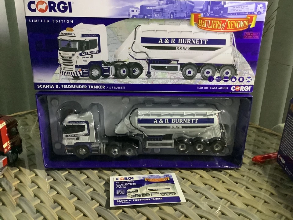 CORGI MODEL 1:50 - A & R BURNETT SCANIA TANKER - Image 3 of 3