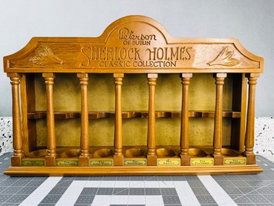 Rare Peterson Sherlock Holmes Classic Estate Pipe Rack Display