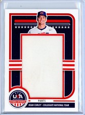 2025 Panini USA Stars & Stripes DEAN CURLEY Game-Worn Relic Pants RC Rookie 6/10