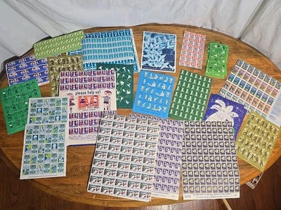 Vintage Easter Seals Stamp Sheet's National Society Crippled Children lot - Image 1 of 4
