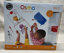 OSMO Genius Starter Kit 5 games Ages 5-12 Math, Spelling, Creativity  Coding