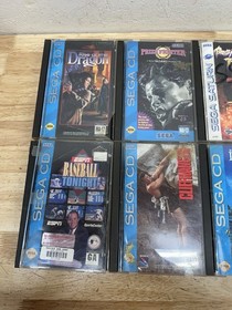 Sega Saturn And Sega CD Game Lot -as Is