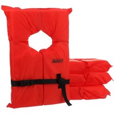 Adjustable Adult Life Jackets x4