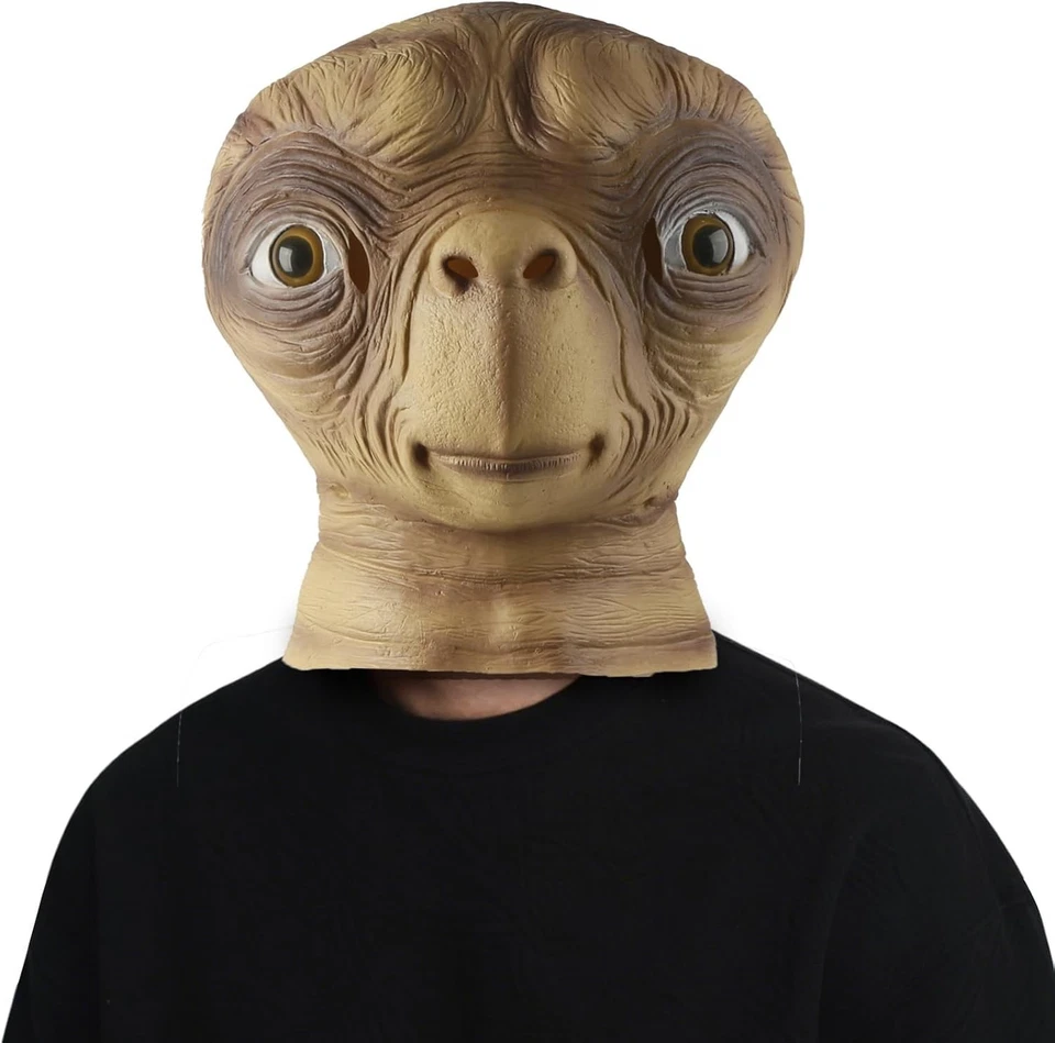 Echte Latex Alien Maske für Unheimliche Halloween-Kostüme und Cosplay-Partys - Bild 3 von 4