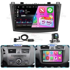 DAB+ per Mazda 3 2009-2013 BL Android15 autoradio GPS navigatore BT WIFI Carplay 4+64G