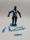 Vintage GI Joe Snake Eyes v5 1993 Ninja Force Mostly Complete Missing 2 Swords