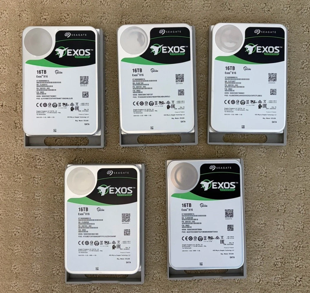 Seagate 16 TB Internal Hard Disk Drives for sale - eBay