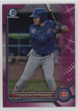 2022 Bowman Chrome Prospects Fuchsia Refractor 114/199 Yohendrick Pinango 0q3