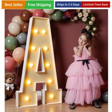 4FT Marquee Letters Large Light Up Letters for Birthday Party Decor Wedding D...