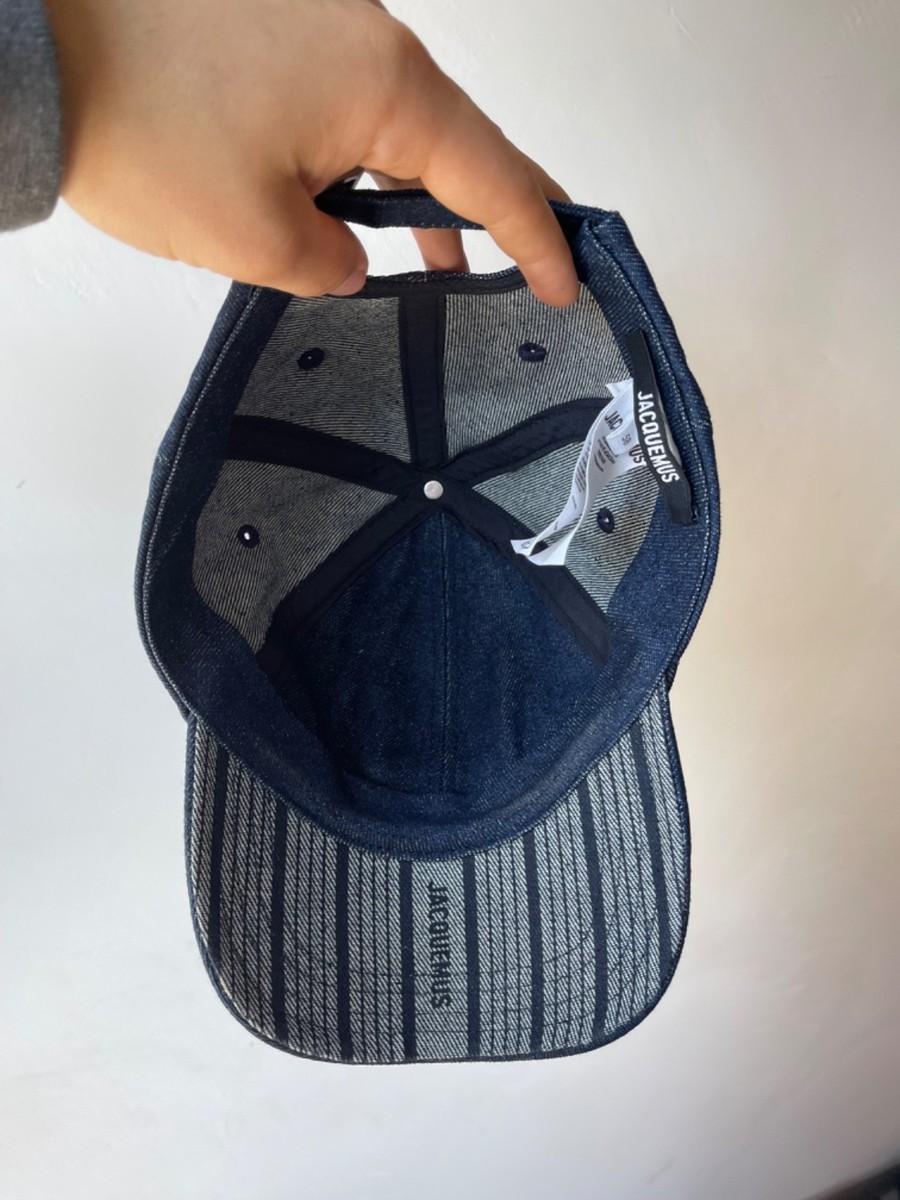 Jacquemus Denim Gadjo Cap w/ Tags - Blue Hats, Accessories  display picture 2