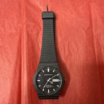Vintage Micronta Radio Shack Unisex Quartz Watch Day/Date Wr 150ft Dead Battery