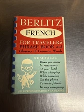 French Phrase Book and Common Words by Berlitz