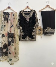 PUNJABI SHARARA PLAZZO SALWAR KAMEEZ SUIT WOMEN READY MADE DESIGNER WEDDING EID