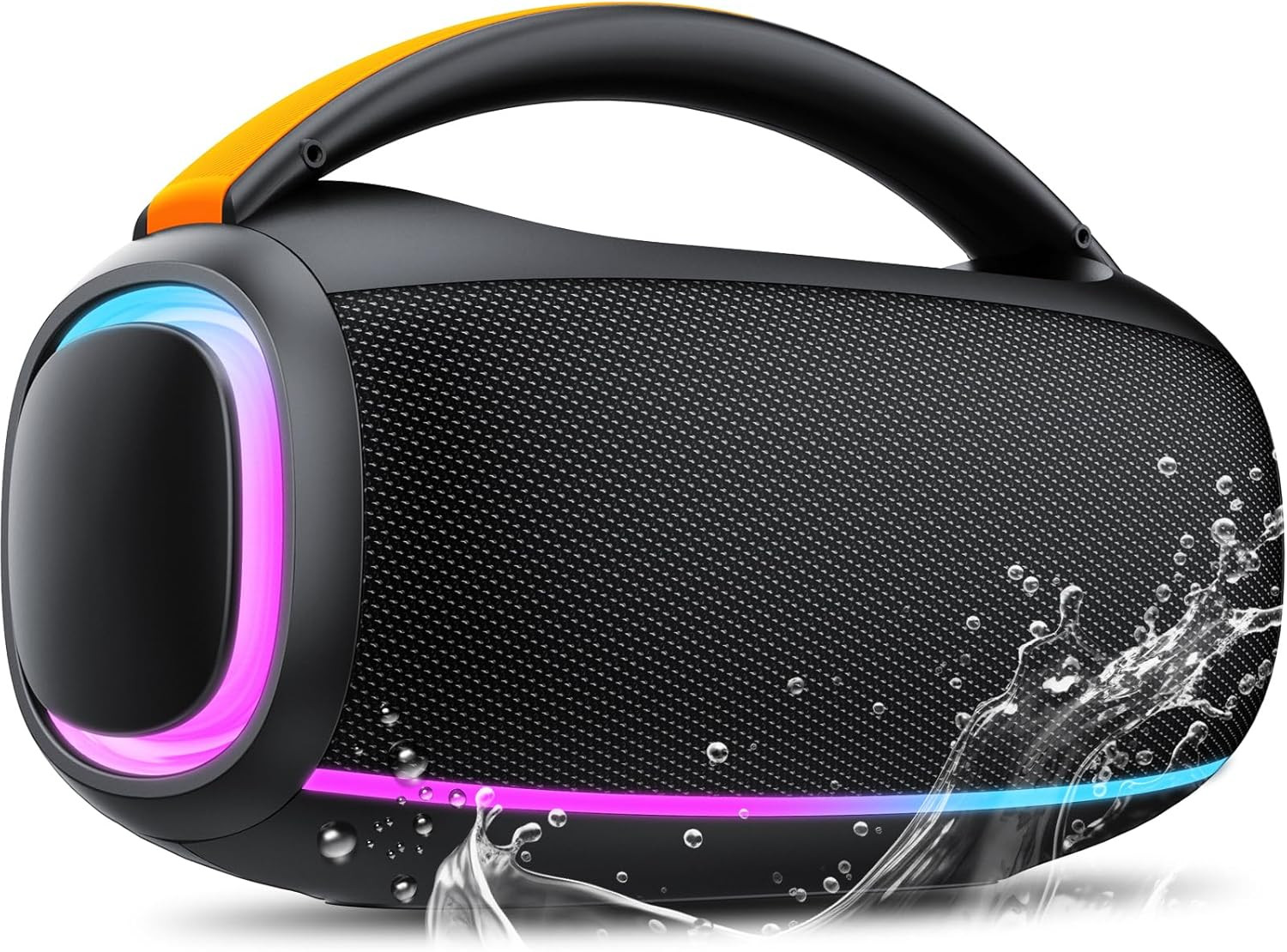 Cassa Bluetooth Portatile 80W: Design RGB e Audio Premium 5.4