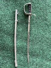 Miniature Sword: 1910 US Model Replica & Scabbard 10”