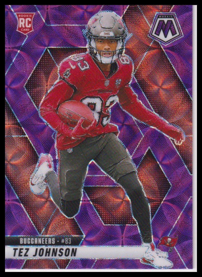 2025 Panini Mosaic #316 Tez Johnson Scope Purple RC Rookie