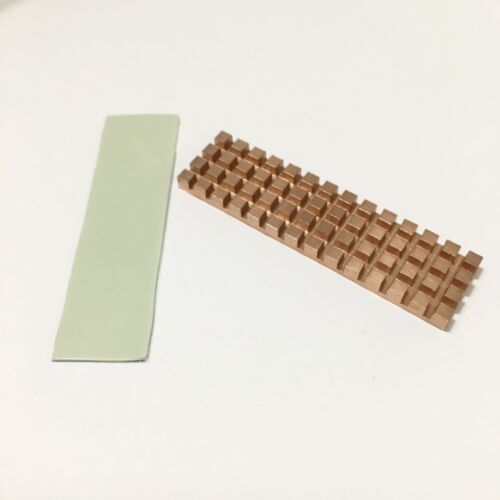 4mm M.2 NGFF NVMe 2280 SSD Copper Heat Sink Thermal Pad Passive Cooling Plate - 第 3/7 張圖片