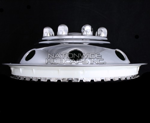 4 fits DODGE 16" Dual Wheel Simulators Dually 8 Lug Rim Skins Liners Hub Covers - Picture 8 of 10