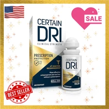 Certain Dri Prescription Strength Clinical Antiperspirant Roll-On Deodorant 1Pk.