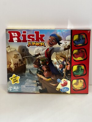 Risk Game Junior edition strategy board game by Hasbro Gaming 2-4 players age 5+