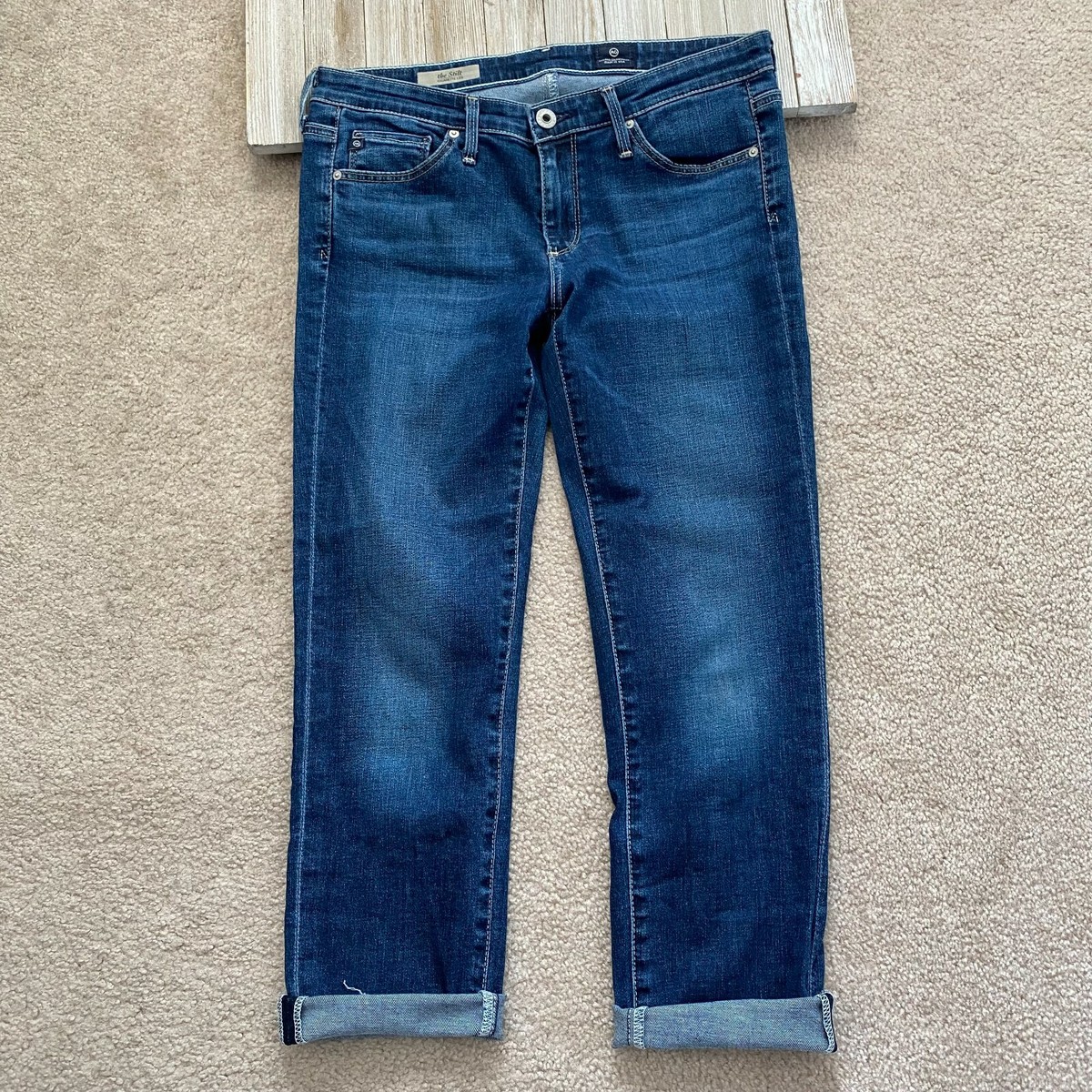 AG the Stilt CIGARETTE LEG 26R
グレー AG 26R The Stilt Cigarette Leg In Rio Crop Fringe Hem Jeans