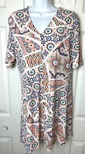 Nwt Anthro CYNTHIA STEFFE Mini Dress Geometric Ivory Jersey Knit Sz S New $178