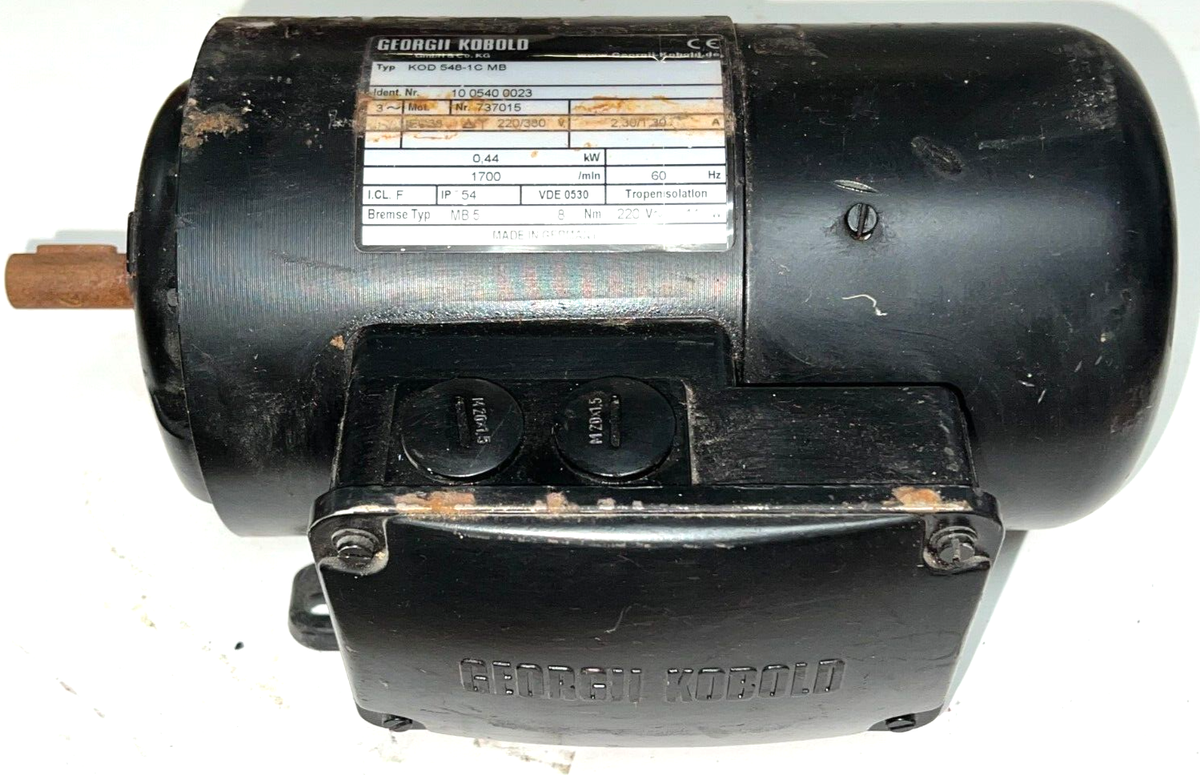 GEORGII KOBOLD ELECTRIC BRAKE MOTOR KOD 548-1C MB 0.6 HP 3