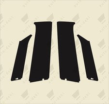 Fits Vauxhall Opel Corsa E Vxr Opc - Gloss Black 3dr B Pillar Sticker Decal Set Fits Vauxhall Opel Corsa E Vxr Opc - Gloss Black 3dr B Pillar Sticker Decal Set