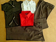 lot of 4  2 pants 2 shirts long sleeves plus 1cardigan Boys 2yrs holiday event