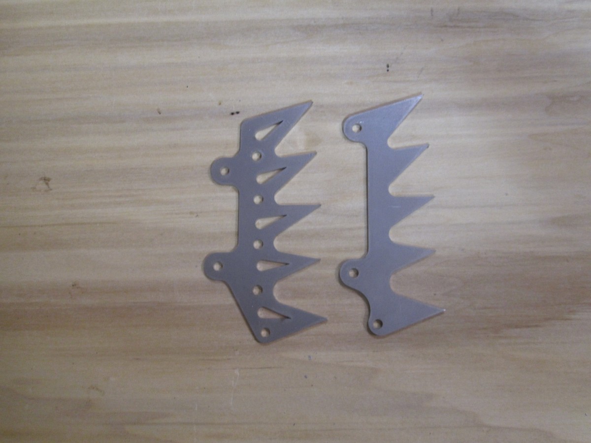 Stihl MS311 MS391 dog dawg spike front cover Steel skeletonize