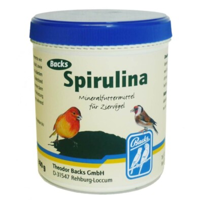Backs Spirulina für Vögel 300 g natürliche Vitamine Mineralstoffe Antioxidantien