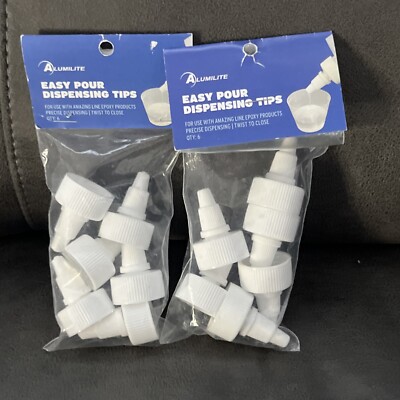 NEW ALUMILITE EASY POUR DISPENSING TIPS LOT X 2 PACKS